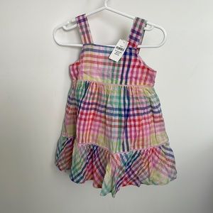 Little girls Baby Gap colored sun dress 12-18 months brand new with tags